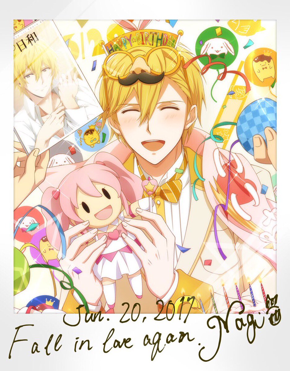 アイドリッシュセブン公式 大神万理 本日6 はナギくんの誕生日 今年も小鳥遊事務所は全力でナギくんをお祝いします 手書きコメントをナギくんよりいただきました アイナナ 六弥ナギ生誕祭17