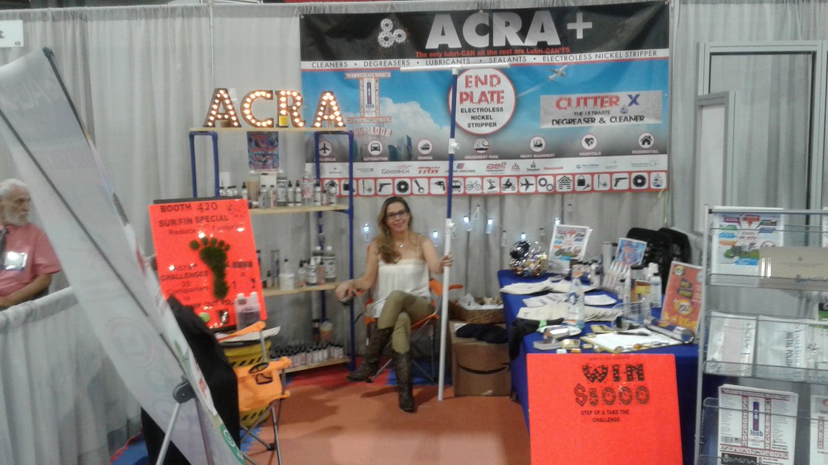 AcraPlus's tweet photo. #SurFin2017 booth 420 ready to roll at 5pm this afternoon exciting #GOGREEN products. Great promotions for a Great Cause support #SmallBiz https://t.co/uGVpP9jQ7I