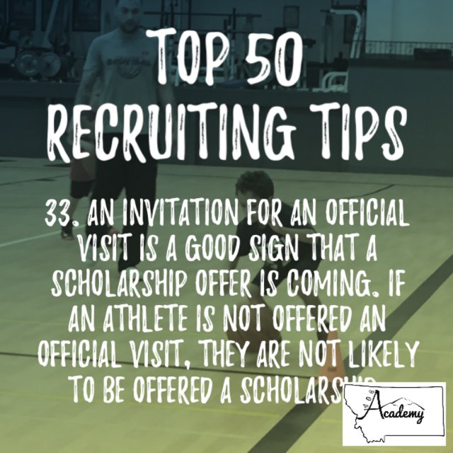 406_Academy's tweet photo. #AcademyRecruitingTips #TurnYourDreamIntoReality #StudentAthlete #406Academy #recruiting https://t.co/oJln51IHKD