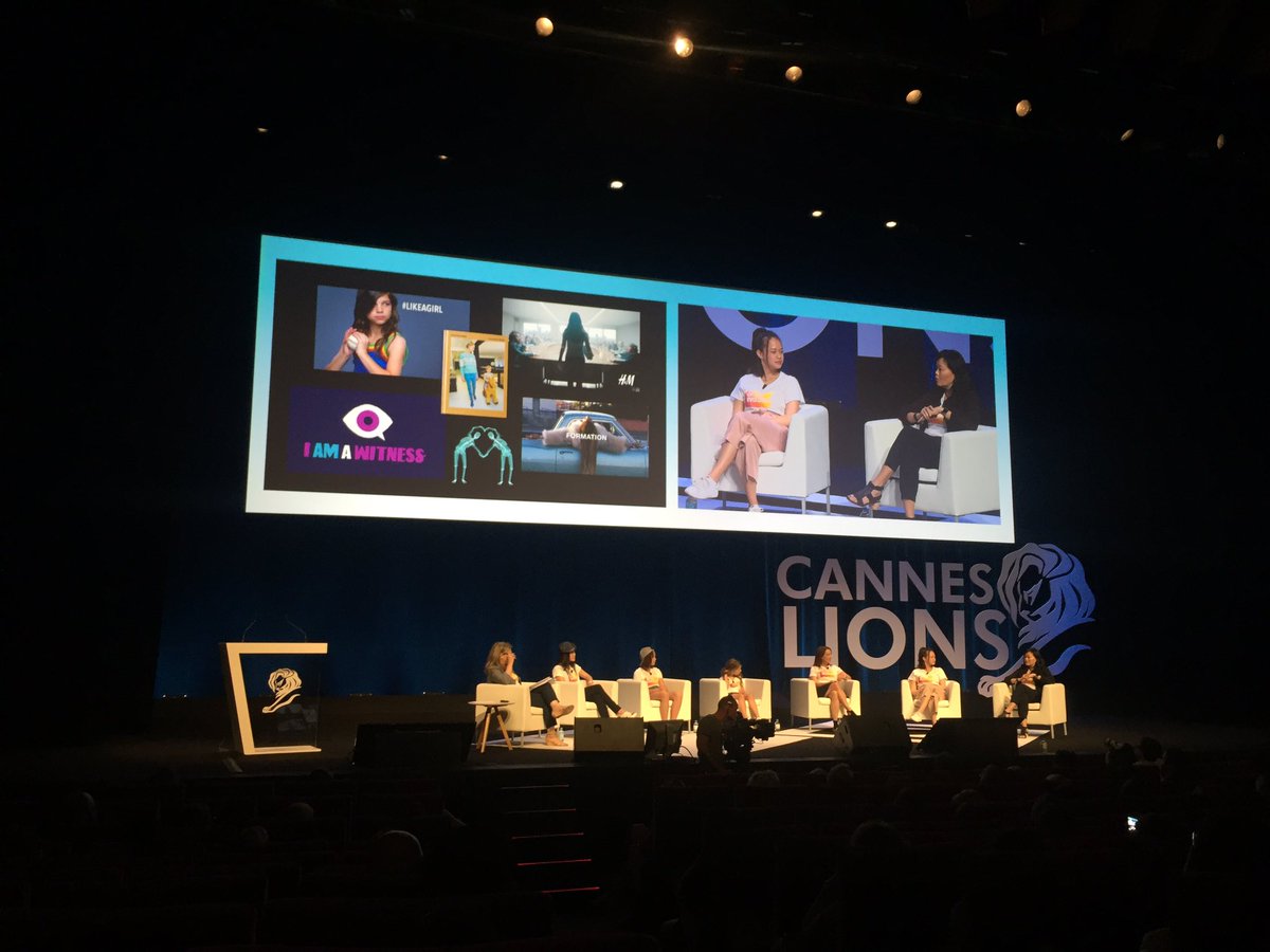 Listening to the daughters of great women working in #Advertising. Definitely the most inspiring talk heard so far 😌#CannesLions