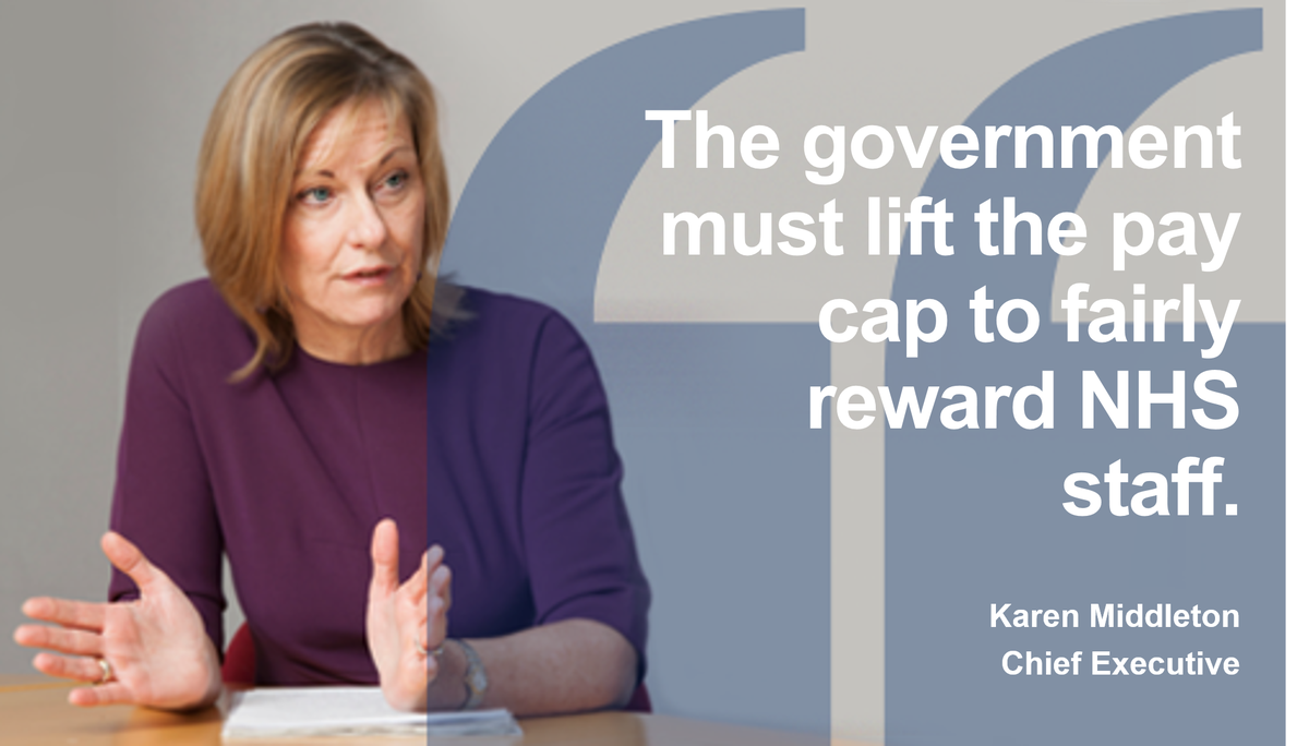thecsp's tweet photo. We're urging Theresa May @Number10gov to end the #NHSpay cap. Read @KMiddletonCSP's statement. https://t.co/W03dUeGfBx https://t.co/3eBexCsH2m