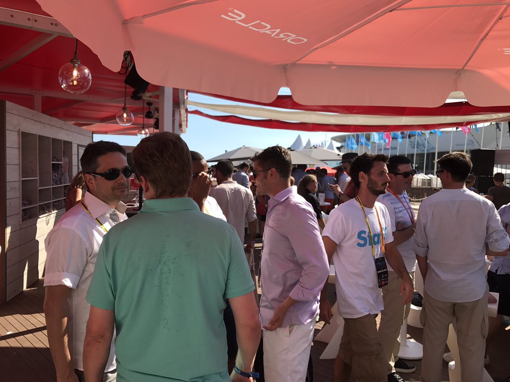 Celeste_Bishop's tweet image. The PLACE TO BE right now at @Cannes_Lions is right here at the #CannesOracleDeck!