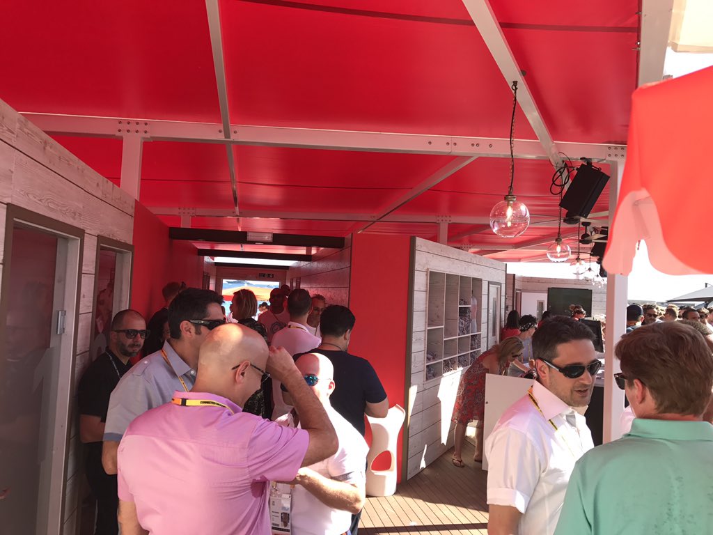 Celeste_Bishop's tweet image. The PLACE TO BE right now at @Cannes_Lions is right here at the #CannesOracleDeck!