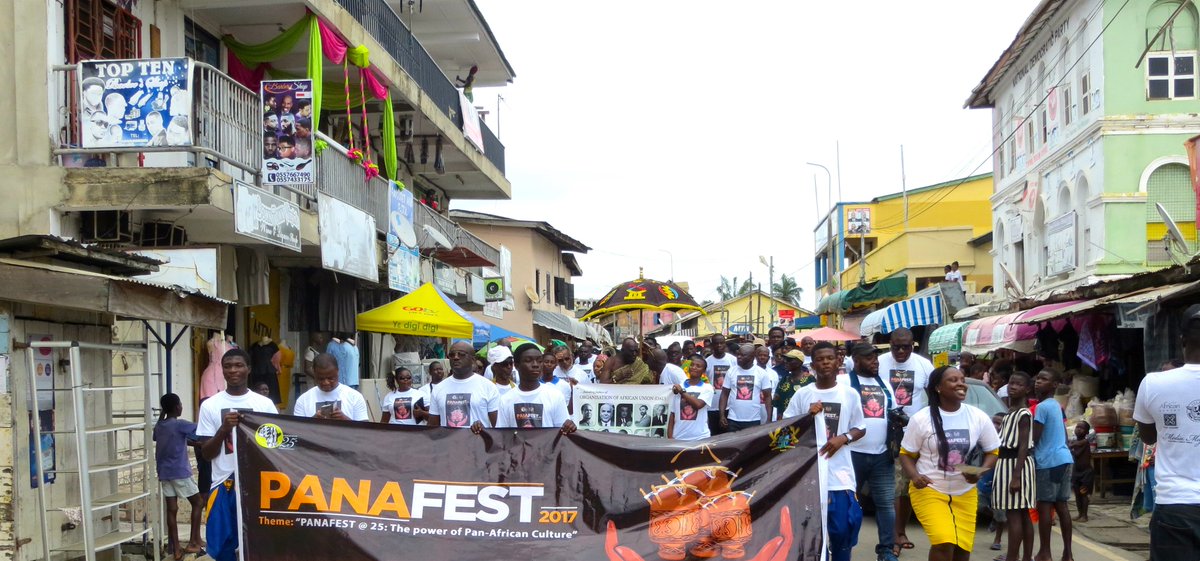 25th May, African Union Day, Panafest Walk And Official Cape Coast Launch 🇹🇬🇯🇲🇨🇮🇨🇬🇬🇭🇧🇯🇳🇬