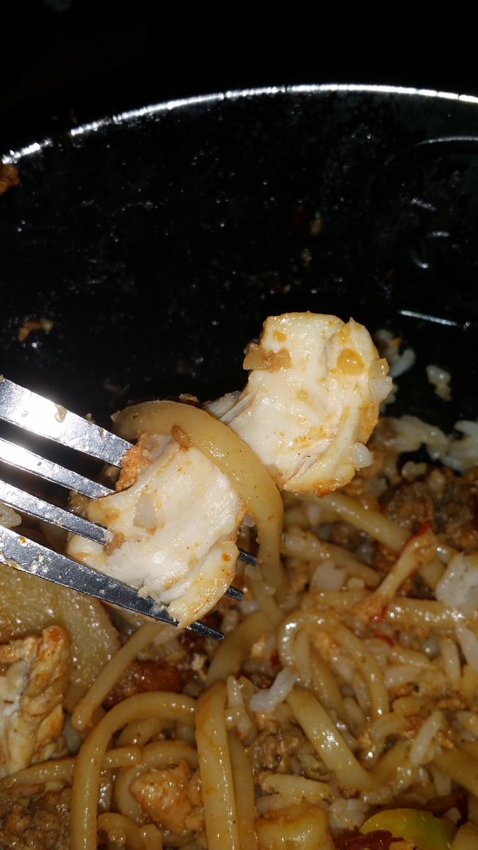 functionapparel's tweet image. @GenghisGrill 
Mesquite tx never again  uncooked chicken and other surprises in my bowl I didn't order lol