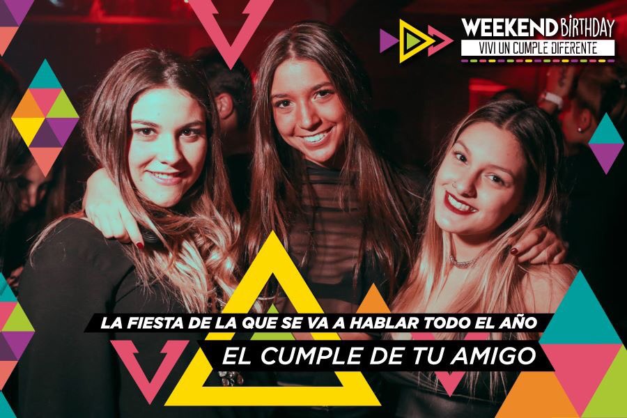 WeekendTourBa's tweet photo. ¡LA FIESTA DE LA QUE SE VA A HABLAR TODO EL AÑO, 🎉 EL CUMPLE DE TU AMIGO🎉

Viví la experiencia #WeekendBirthday

Viví un cumple diferente https://t.co/W2ZB40jEj9