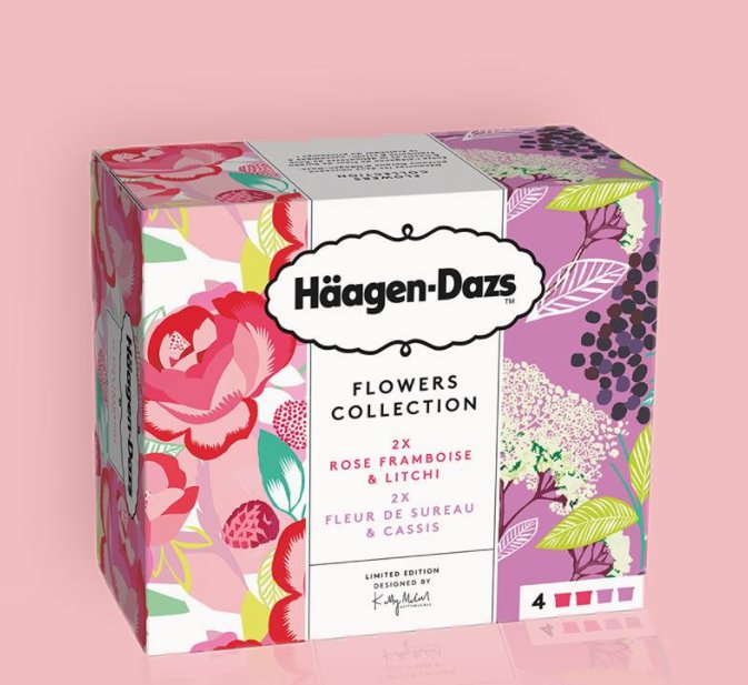 Faites-vous une fleur 🌺  Le duo de minicups Lychee Raspberry Rose + Elderflower &amp; Blackcurrant <a href="/Haagen_Dazs_FR/">Häagen-Dazs France</a> va vous faire fondre #exclu