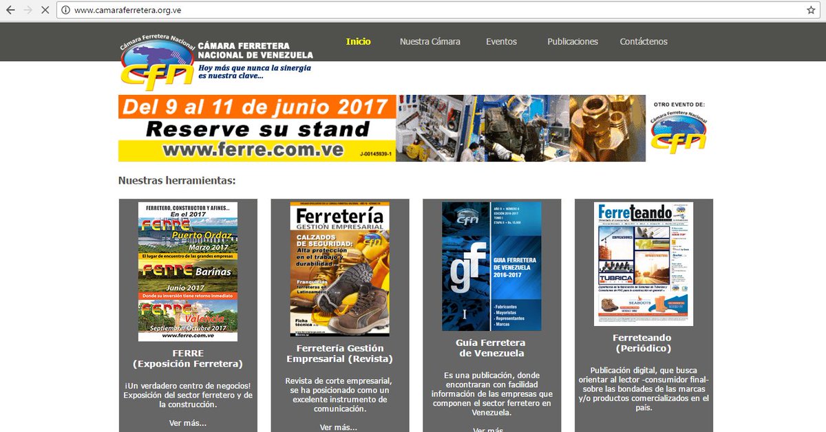 Ingresa en nuestra web y entérate de todo lo tenemos para ustedes: camaraferretera.org.ve 

#Ferreteros #Venezuela #CFN #Gremio #Unido