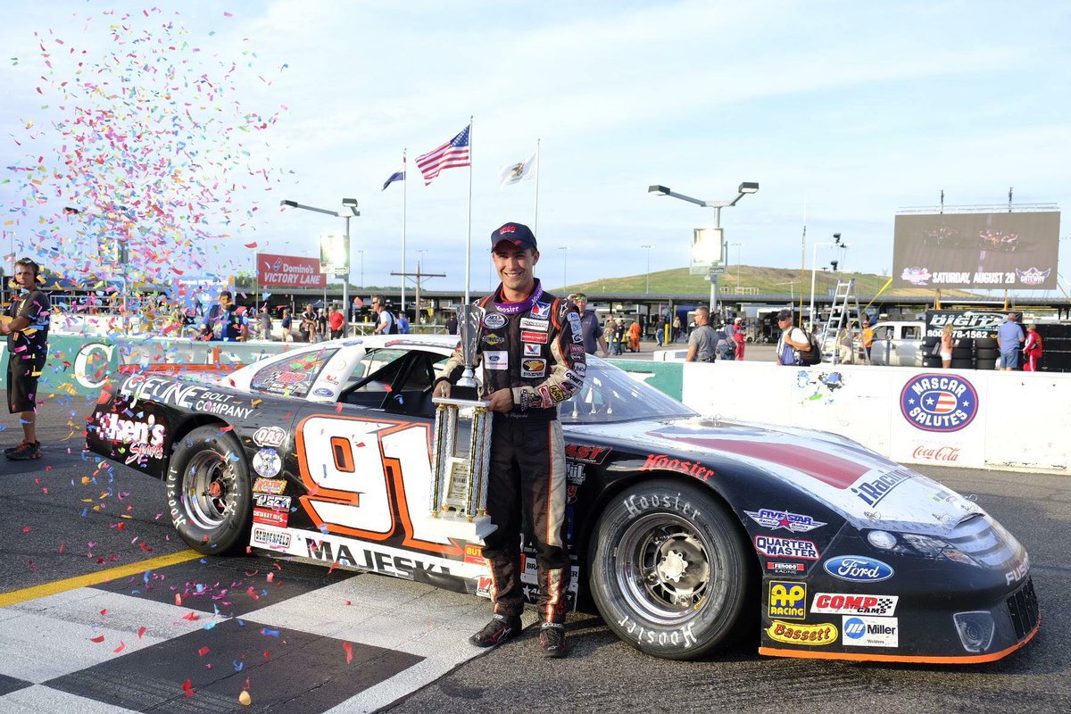 brakeometer's tweet photo. WOW, #TyMajeski, Toby Nuttleman, &amp; crew win again in the #ARCAMidwestTour at #GatewayMSP.  #Brakeometer is proud to be your partner! https://t.co/3pgTTMkf7Z