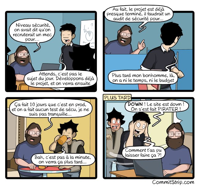 CommitStrip_fr's tweet image. La sécurité coûte cher ? Essayez le piratage
 commitstrip.com/2017/06/19/sec…