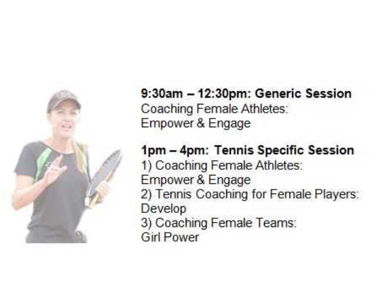 tenniswales's tweet photo. If you work with female athletes join international speaker @EmmaDoyleIII @ @sport_wales Tues 27th June! DM for info https://t.co/LyE25KIIF1