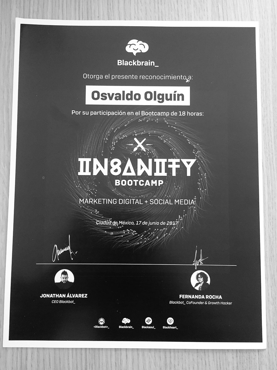 OSVASTAR's tweet photo. Estoy orgulloso de alimentar mi cerebro con inspiración y conocimiento | #InsanityBootcamp https://t.co/xhttDknIeL