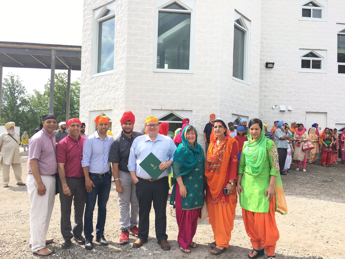 _BryanMay's tweet photo. I was honoured to attend the Cambridge Sikh Temple Grand Opening. Thank you for having me today! #Cbridge. https://t.co/TGMQfCGf6t