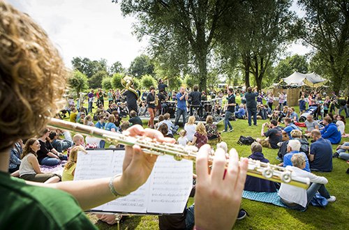 24 juni: Birds &amp; Brass Greidefestival. Een voorloper van een serie megaconcerten die in 2018 tot ontknoping komt. birdsnbrass.nl