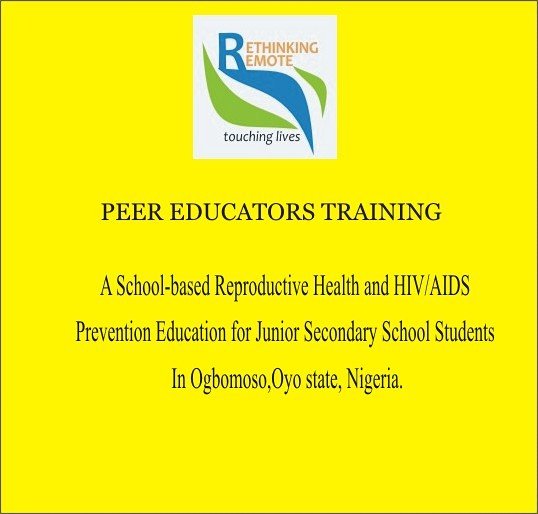 AjalaOluwaseyi1's tweet photo. @rethink_remote is fighting HIV/AIDS at the grassroot
#fightaids #educateachild #AIDsupport #selfless4africa #s4afellows
@Selfless4Africa https://t.co/1aZlqMFogv