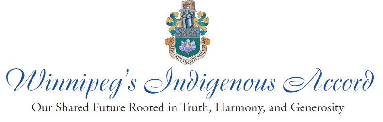 Tomorrow, 10:00 am at Oodena Circle @TheForks, 80+ signatories to sign Wpg's 1st Indigenous Accord &amp; continue our journey of reconciliation!