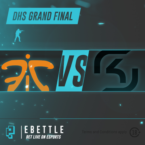 eBettleCom's tweet image. #DHS17 GRAND FINAL!

.@FNATIC ODDS 2.46
vs 
.@SKGaming ODDS 1.53

🔴🎲Bet and stream right here: bit.ly/2sKRDzj