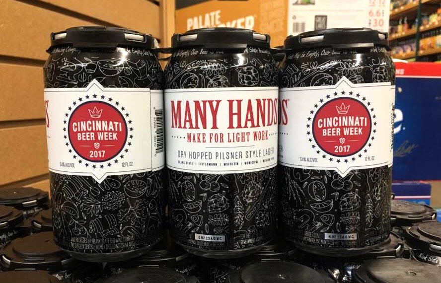 .<a href="/CincyBeerWeek/">CincyBeerWeek</a> Many Hands Make for Light Work is here! <a href="/BlankSlateBeer/">Blank Slate</a> <a href="/Listermann/">Listermann Brewing Company</a> <a href="/moerleinbeers/">Christian Moerlein</a> <a href="/MuniBrewWorks/">Municipal Brew Works</a> &amp; Narrow Path collab.!