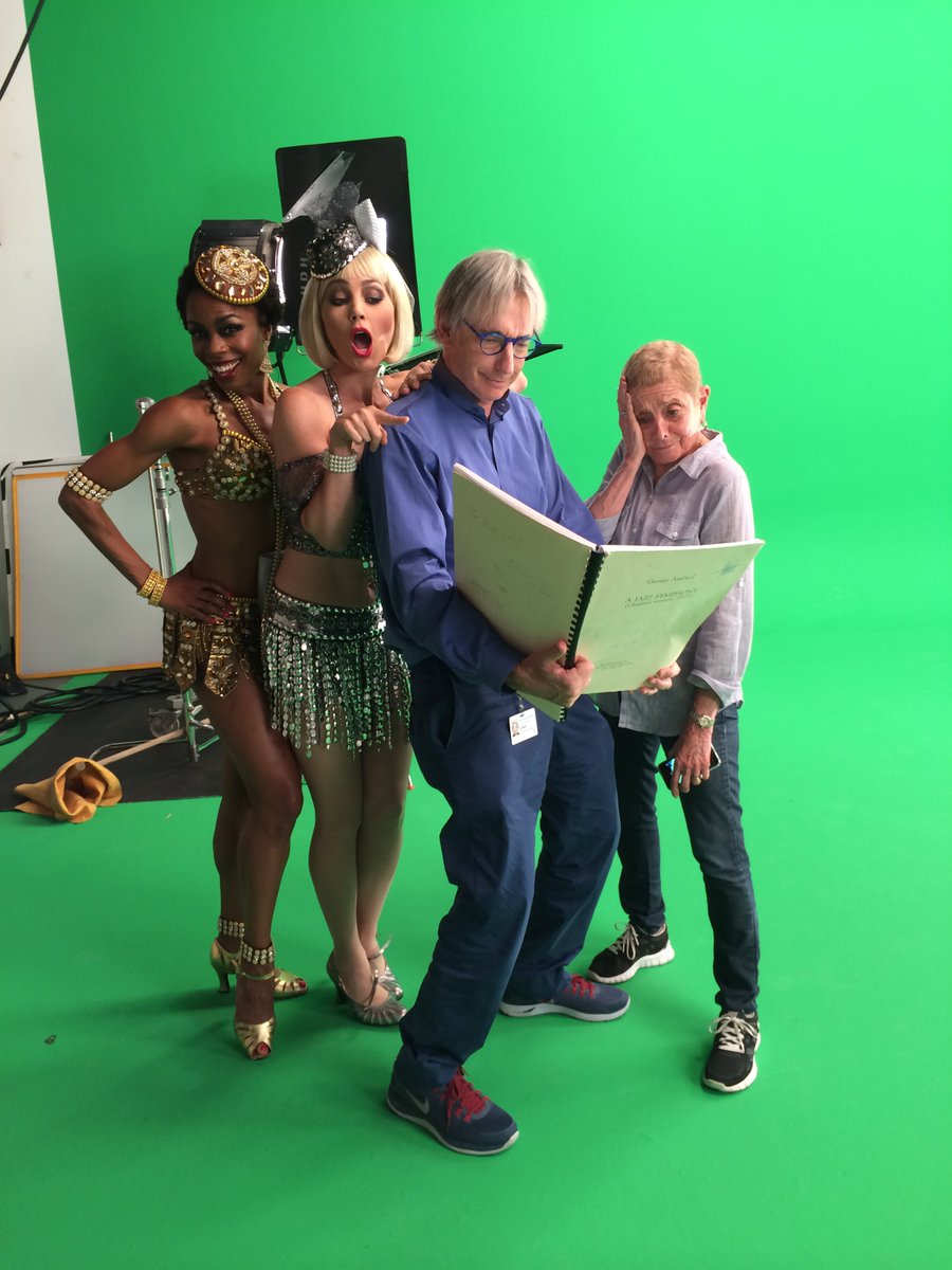 SFSymphony's tweet photo. Fun pics from the @nwsymphony video shoot for "A Jazz Symphony" – see it this Fri-Sun at "Music for a Modern Age" w/ w/@mtilsonthomas! https://t.co/INJwIsIJZl