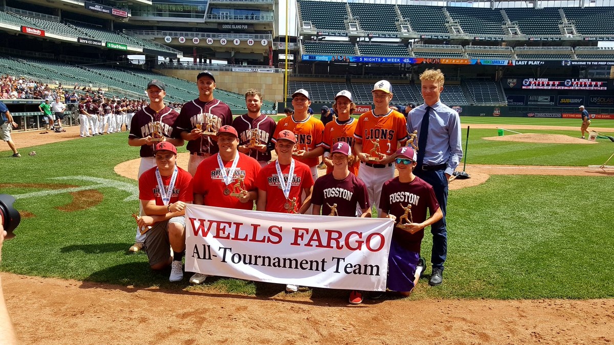 MinnesotaMillea's tweet photo. Class 1A state baseball @WellsFargo All-Tournament team. #mshsl https://t.co/YtdIxlYliQ