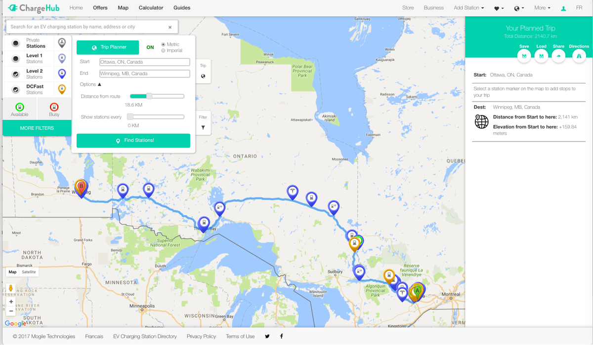 ChargeHub_EV's tweet photo. @PlugN_Drive @cbcwatcher8 @voyagevixen @TeslaXCanada You can enable trip mode and easily find charging stations along your route https://t.co/ulkfz8ejHs @cbcwatcher8 @TeslaXCanada https://t.co/V0XLbWlqlp