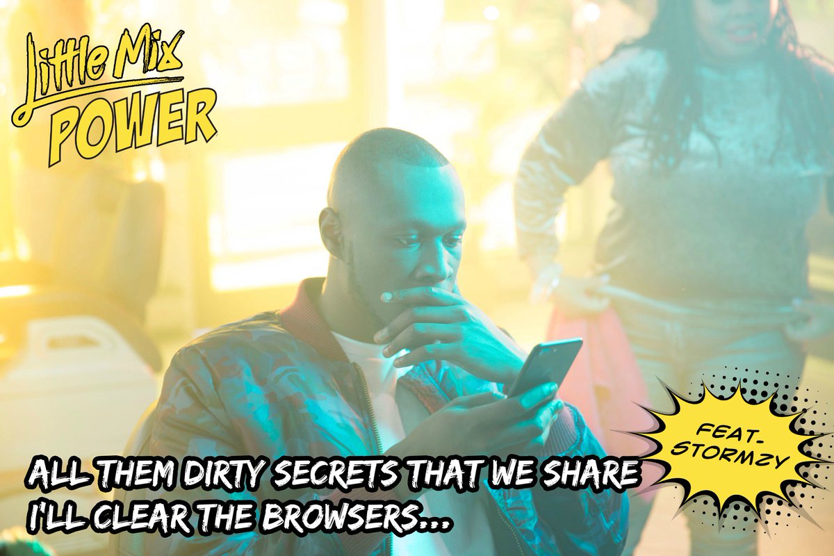 LittleMix's tweet photo. 'You know there’s power in a couple, let me complement your vibe girl' ❤️️❤️️ @Stormzy1 LM HQ x https://t.co/cW6SMTonqP https://t.co/gjCZ2fX6sD