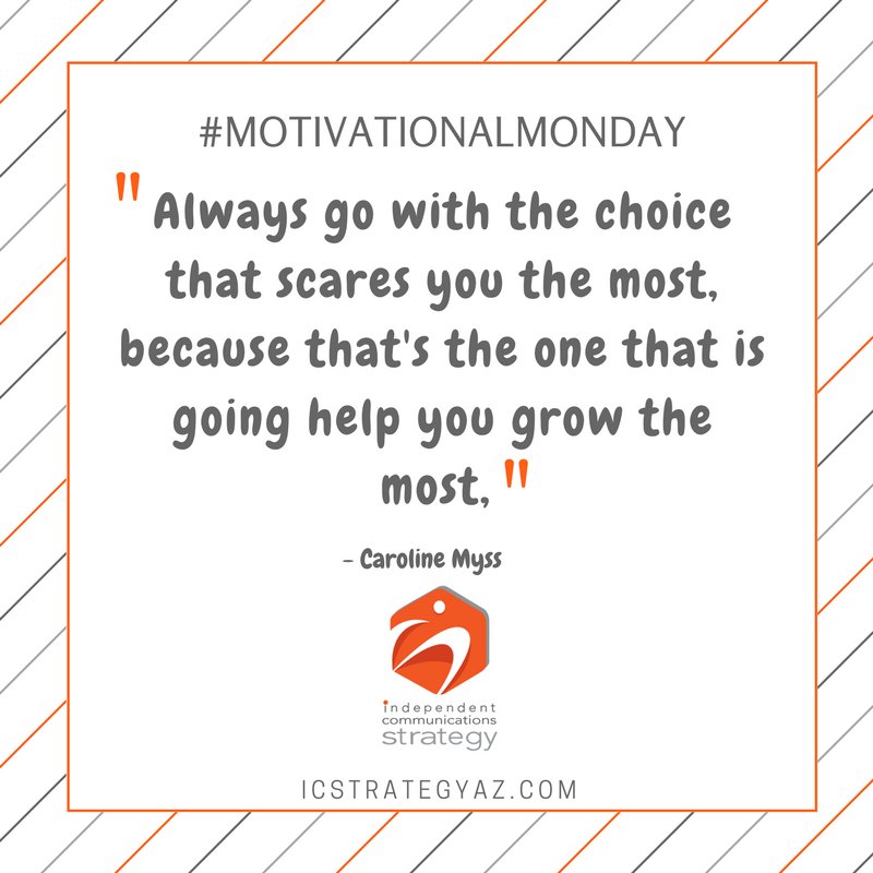 ICStrategyAZ's tweet photo. It's all about growth! #MotivationalMonday #ICS #ICStrategyAZ https://t.co/9Btwtc3L2H