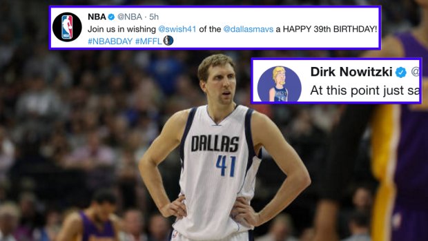 Dirk Nowitzki had a wonderful response to the NBA wishing him a Happy 39th Birthday. MORE@  
