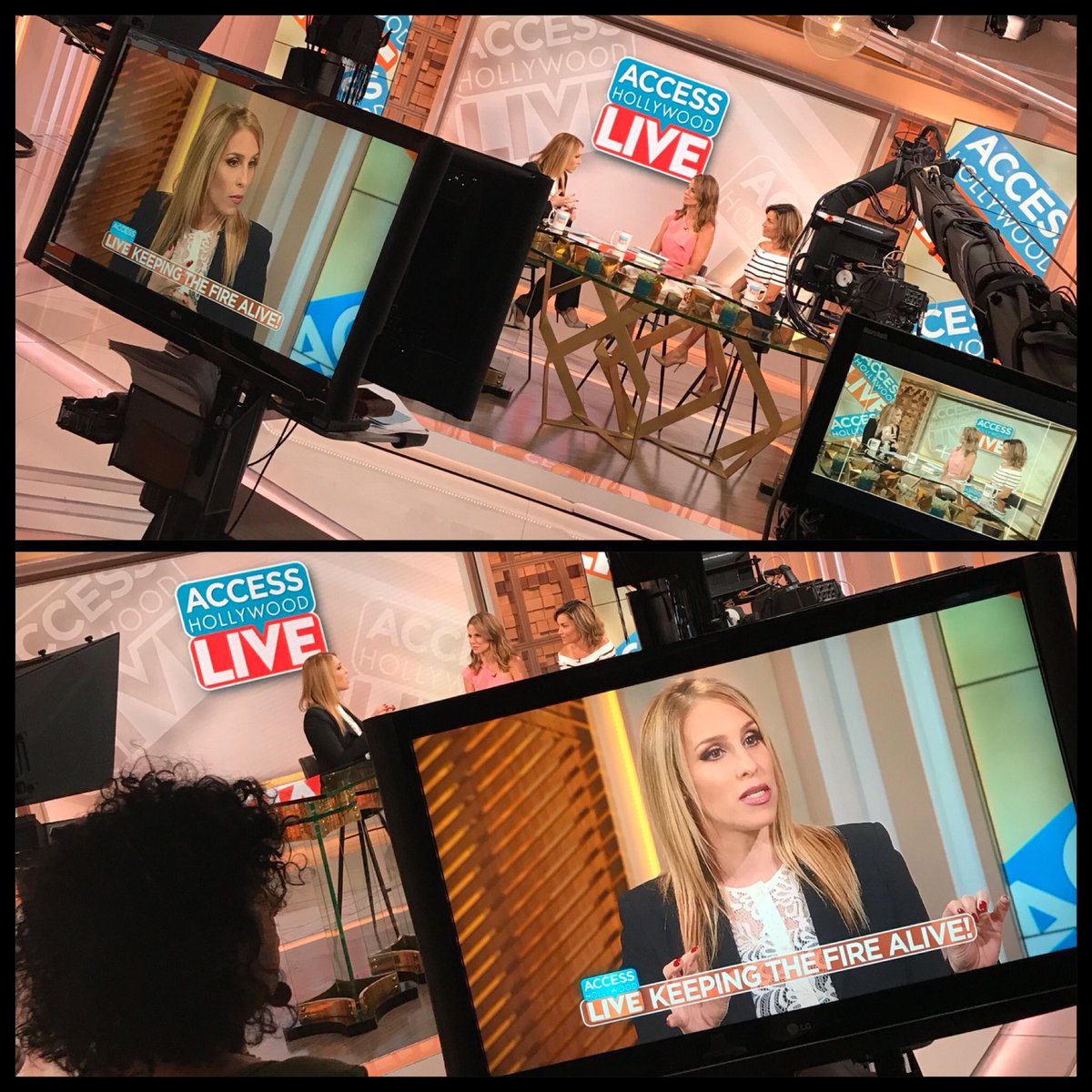 drjennmann's tweet photo. On @accesshollywood this morning talking with @kithoover and @nmoralesnbc about how to keep the #sex hot in a long term #relationship. https://t.co/omwemTill8