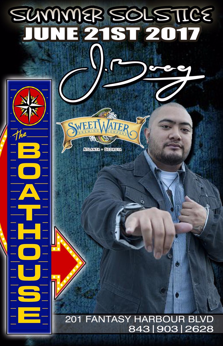 Wednesday is the 6th Annual Summer Solstice party w/ <a href="/jboogmusic/">JBoogMusic</a>. Kick off summer w/ no cover &amp; cold beer. #MyrtleBeach #reggaeonthewaterway
