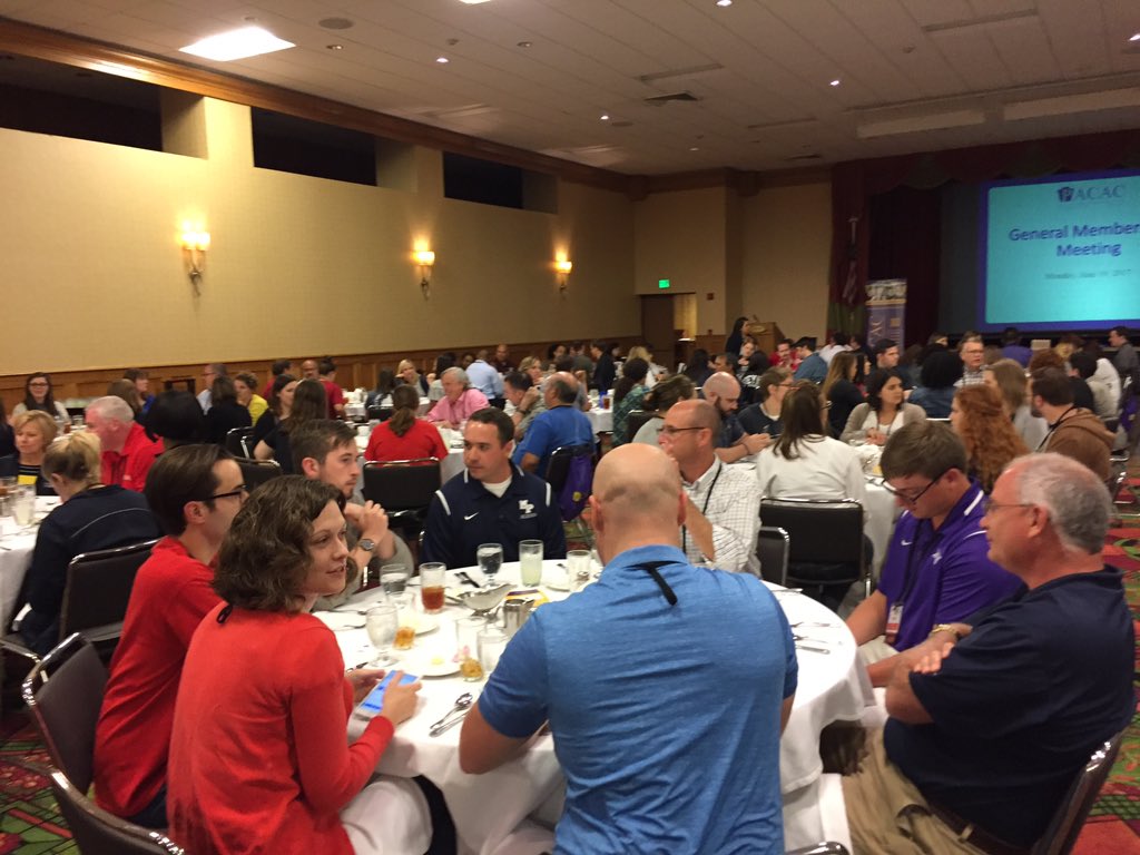 PACACconference's tweet photo. #SNACAC Getting ready for PACAC's Business Luncheon... #whoishungry #PACAC2017 https://t.co/HHQSLU1qHV