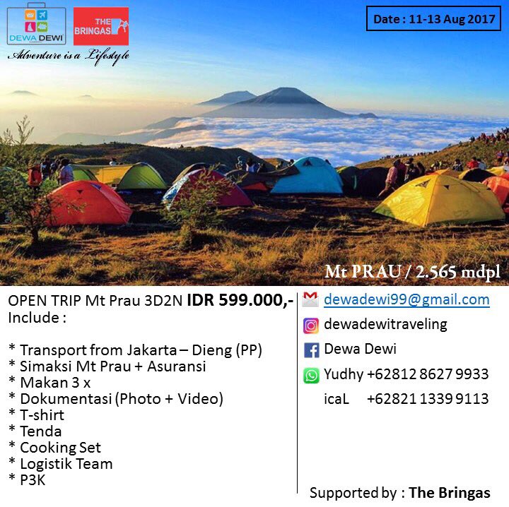 Lets go guys #opentrip #prau #adventure #traveling