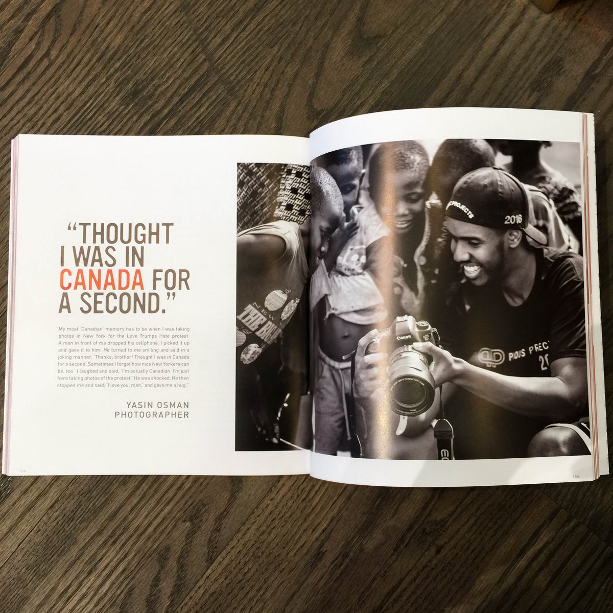 yescene's tweet photo. A Somali boy from the hood is in a book alongside Wayne Gretzky &amp; The Prime Minister of Canada. Alhamdulilah. https://t.co/vbyc9YmsPM
