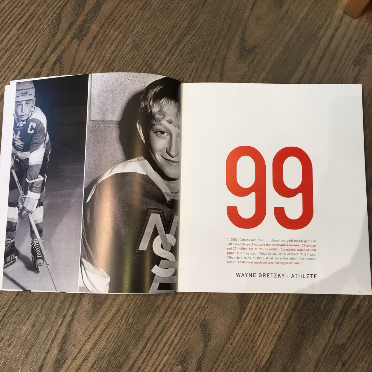 yescene's tweet photo. A Somali boy from the hood is in a book alongside Wayne Gretzky &amp; The Prime Minister of Canada. Alhamdulilah. https://t.co/vbyc9YmsPM