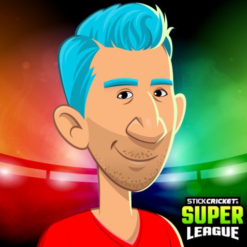 I'm playing Stick Cricket #SuperLeague