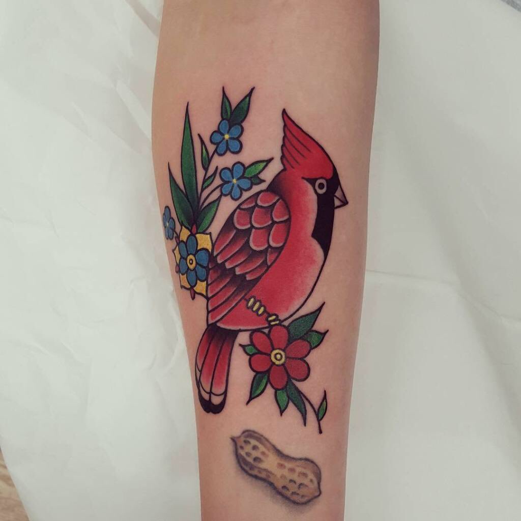 Tattoo uploaded by Holly  small cardinal  Tattoodo