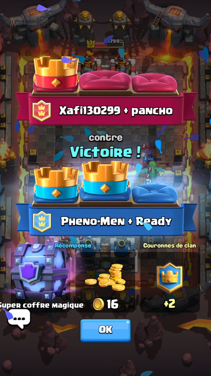 Phenoman1's tweet photo. Tks @ClashRoyale 😍 https://t.co/SMSTk00QVX