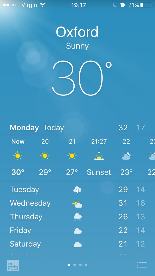 We've ordered some good weather for you this #EvidenceLive week! https://t.co/JKV2TXSdE9