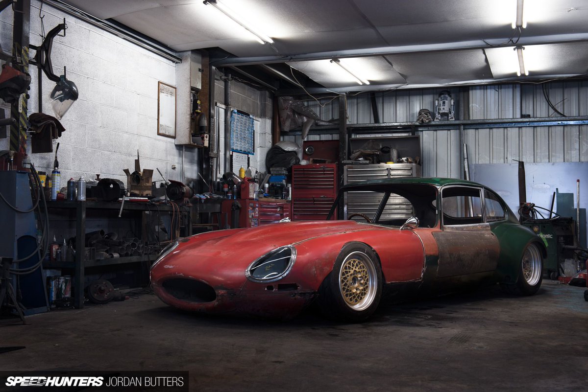 Speedhunters's tweet photo. Build In Progress: A 20B E-Type Screamer - https://t.co/PQtOYkzidz https://t.co/lRpM0yzbcD