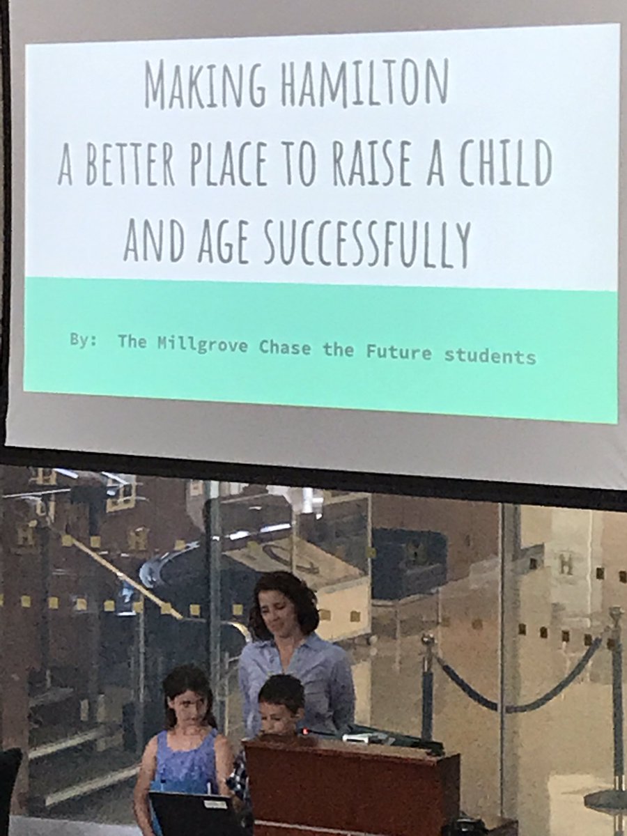 KatMacHWDSB's tweet photo. Grade 2 Millgrove students presenting their #chasethefuture2041 to City Council @jkershaw2 @JNunnHWDSB @danny1fede https://t.co/2dihVaFsxl