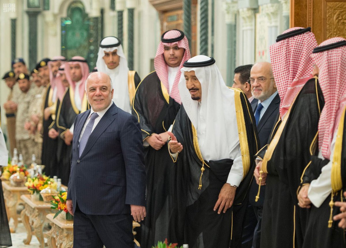 إستقبال رسمي حيدر العبادي وقاسم الأعرجي يؤديان العمرة اليوم "