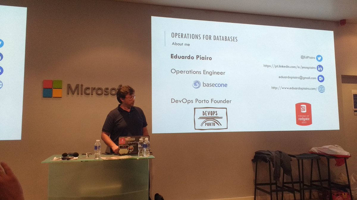 matthewpskelton's tweet photo. .@manupaisable opening @DevOpsLisbon - @EdPiairo talking about #operations for databases #DevOpsLisbon https://t.co/TUXq0azzi3