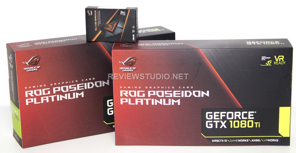 ReviewStudionet's tweet photo. #Asus GTX #1080Ti #ROG #Poseidon #Platinum and #SLI #review @ https://t.co/eXhSSmYwnF @ASUS @NVIDIAGeForce @ASUSAU @ASUS_ROG https://t.co/pYeX096a7K
