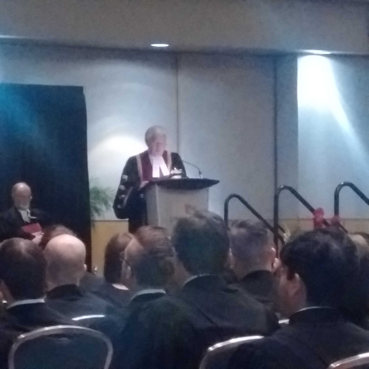 Treasure addressing the newest #lawyered