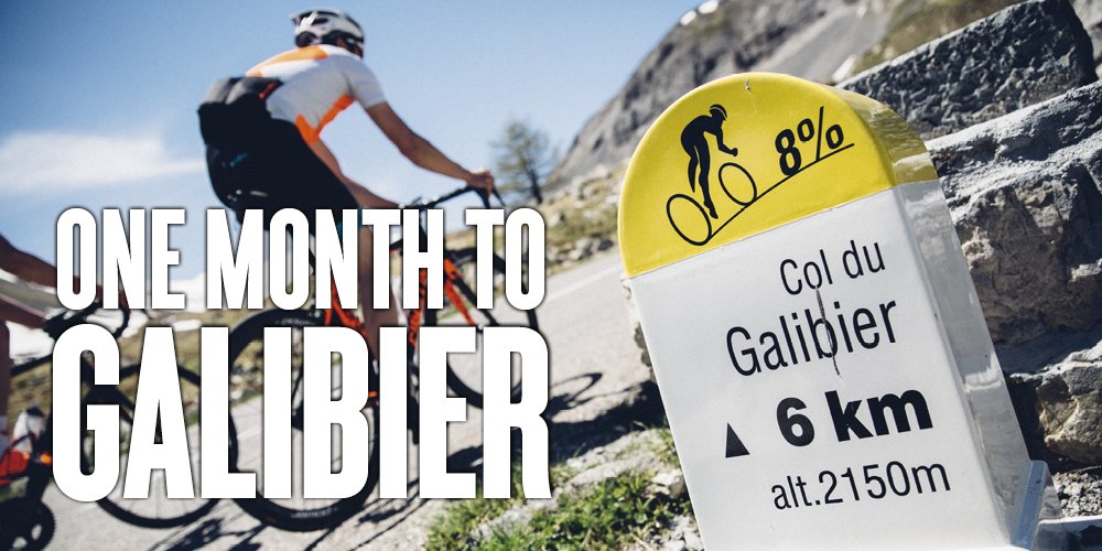cyclingweekly's tweet photo. One month to go to Galibier! Check out the stage route in #TourMagazine | https://t.co/RSGx3y2qVM https://t.co/bQ7ZiWHCx7