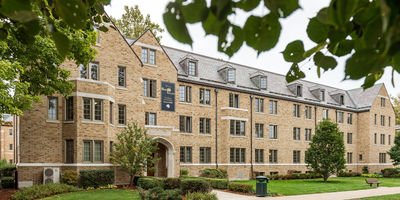 NDResLife's tweet photo. In 1984, Pope John Paul II imparted an Apostolic Blessing on Breen-Phillips Hall
#HomeUndertheDome #NDHome https://t.co/eSilwd7ePy