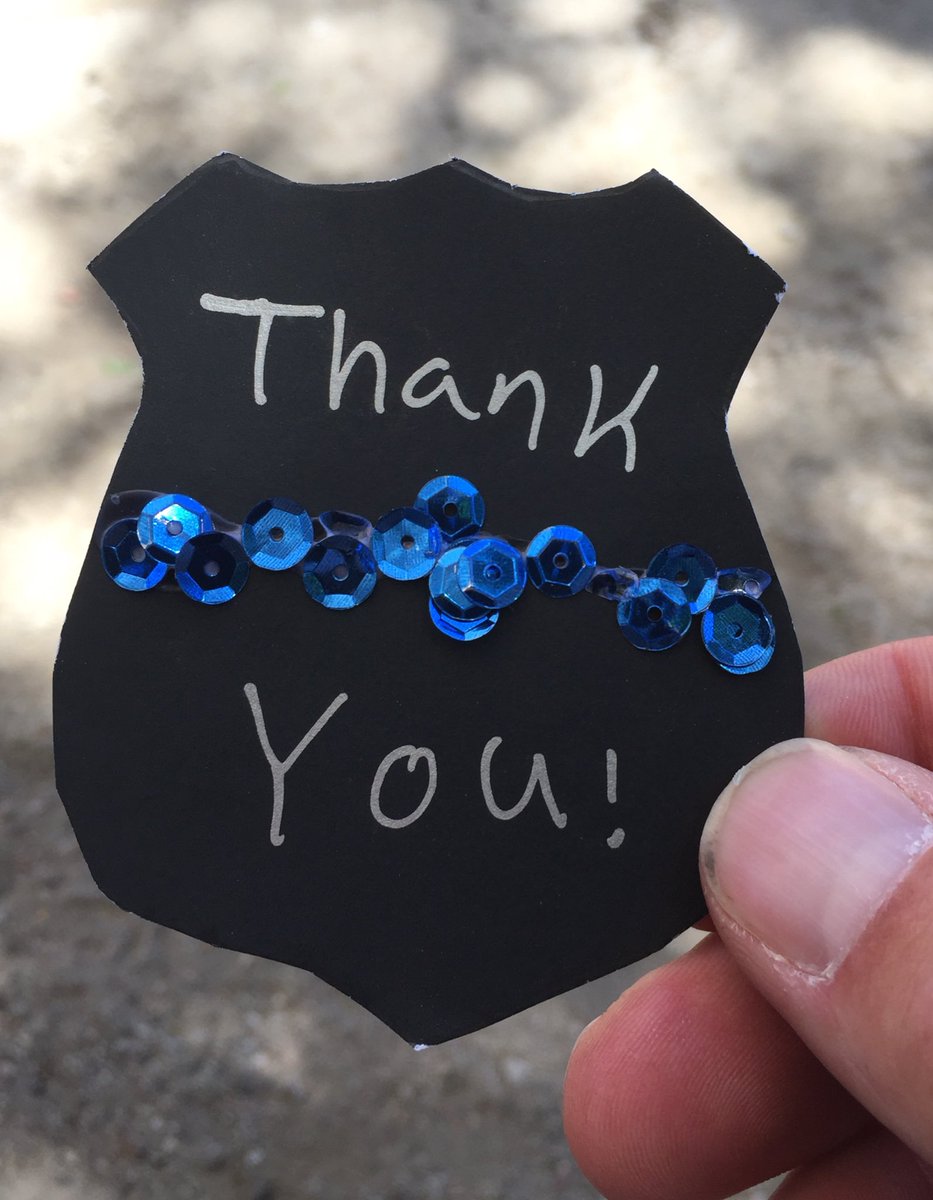 OPDOfcBossman's tweet photo. This little girl made my #cws2017. Stopped by to give me this and say thank you! What a sweetheart! She's so happy and made my day! https://t.co/LL7tFcFGxQ