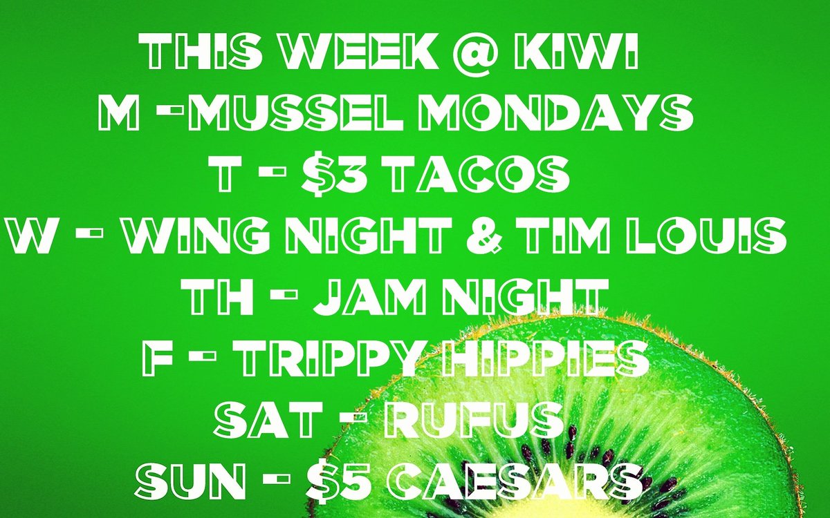 #kiwicambridge #livemusic #cambridgelivemusic #musselmondays #tacotuesday #wingwednesday
#jamnight