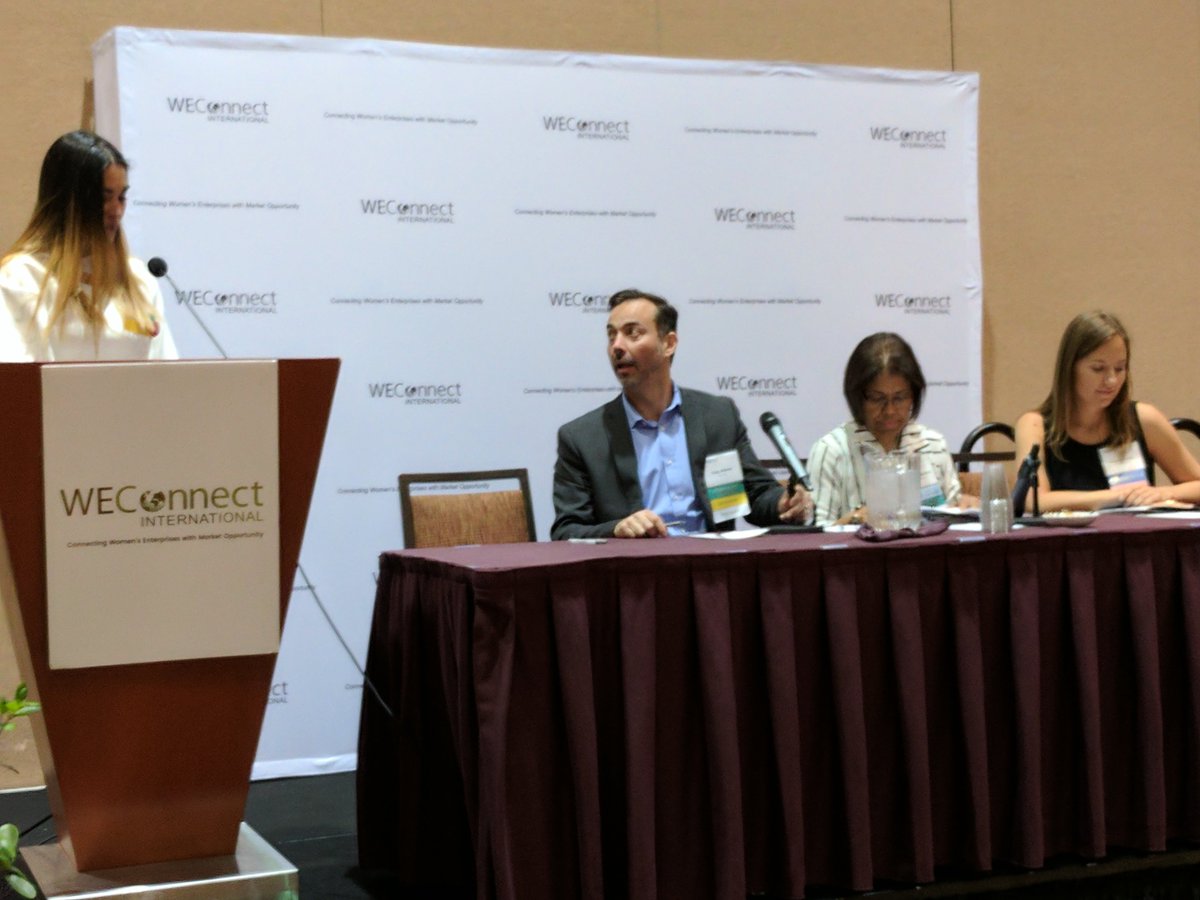 WEConnection's tweet photo. .@intel sponsored lunch discussion with @KellyServices &amp; @Globalmedotnet #weciday2017 https://t.co/0ZW9pk5uhI