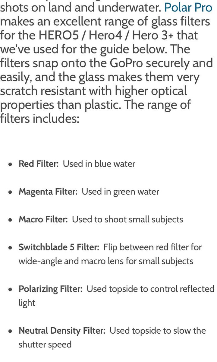 baybedior's tweet image. #GoProTips Filters